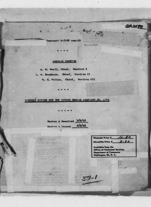 Metallurgical Laboratory, Physics Section, Report for the Month Ending February 25, 1945
