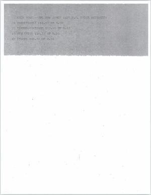 Primary view of object titled '[News Script: Stock market update]'.