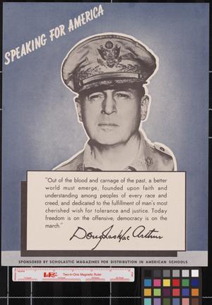 Speaking for America ... Douglas MacArthur.