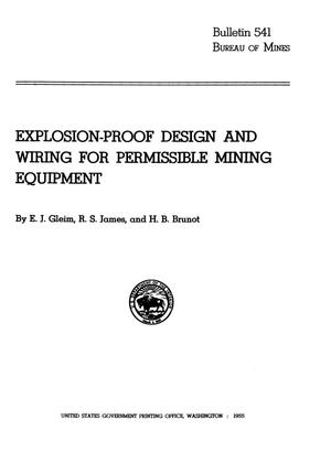 Explosion-Proof Design and Wiring for Permissible Mining Equipment