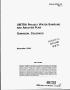 Primary view of Umtra Project Water Sampling and Analysis Plan, Gunnison, Colorado: Revision 1
