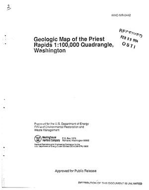 Geologic map of the Priest Rapids 1:100,000 quadrangle, Washington