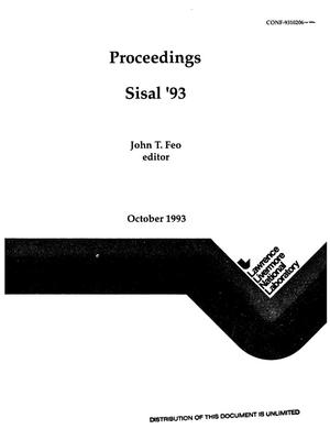 Proceedings: Sisal `93