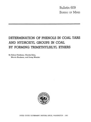 Primary view of object titled 'Determination of Phenols in Coal Tars and Hydroxyl Groups in Coal by Forming Trimethylsilyl Ethers'.