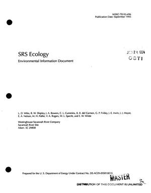 SRS ecology: Environmental information document