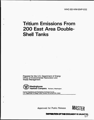 Tritium emissions from 200 East Area Double-Shell Tanks