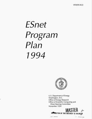 ESnet Program Plan 1994