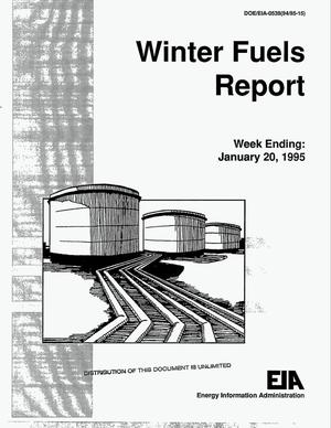 Primary view of object titled 'Winter Fuels Report: Week Ending January 20, 1995'.