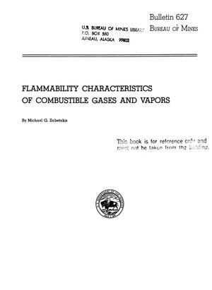 Flammability Characteristics of Combustible Gases and Vapors