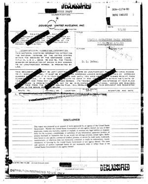 Reactor Operations daily report, July 1, 1966--June 30, 1967