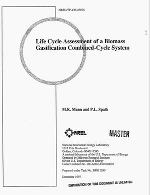 Life cycle assessment of a biomass gasification combined-cycle power system