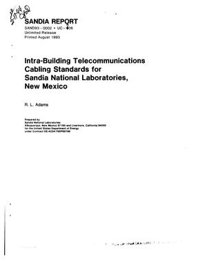 Intra-building telecommunications cabling standards for Sandia National Laboratories, New Mexico