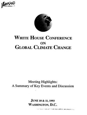White House Conference on Global Climate Change