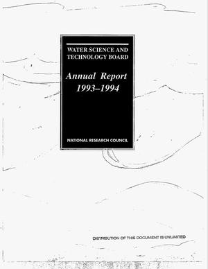 Water Science and Technology Board. Annual report 1993-1994