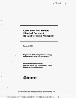 General Electric Company Hanford Works, Project C-431-A Production Facility-Section A, design report