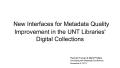 Thumbnail image of item number 1 in: 'New Interfaces for Metadata Quality Improvement in the UNT Libraries' Digital Collections'.