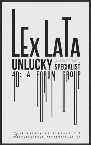 [Lex Lata, Unlucky Specialist, 4D poster]