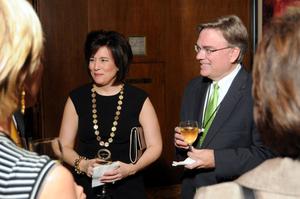 [Les Simpson and other guests at TDNA reception]