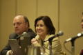 Photograph: [Bob Carlquist and Rebecca Baldwin at TDNA conference, 2]