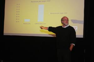 [Photograph of man giving a presentation at TDNA conference, 2]