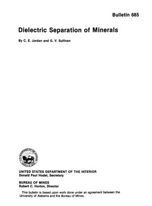 Dielectric Separation of Minerals