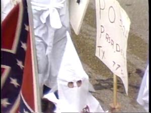 [News Clip: Klan march]