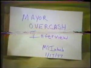[News Clip: Mayor overcash]
