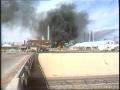 Video: [News Clip: Refinery fire]