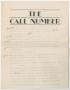 Thumbnail image of item number 1 in: 'The Call Number'.