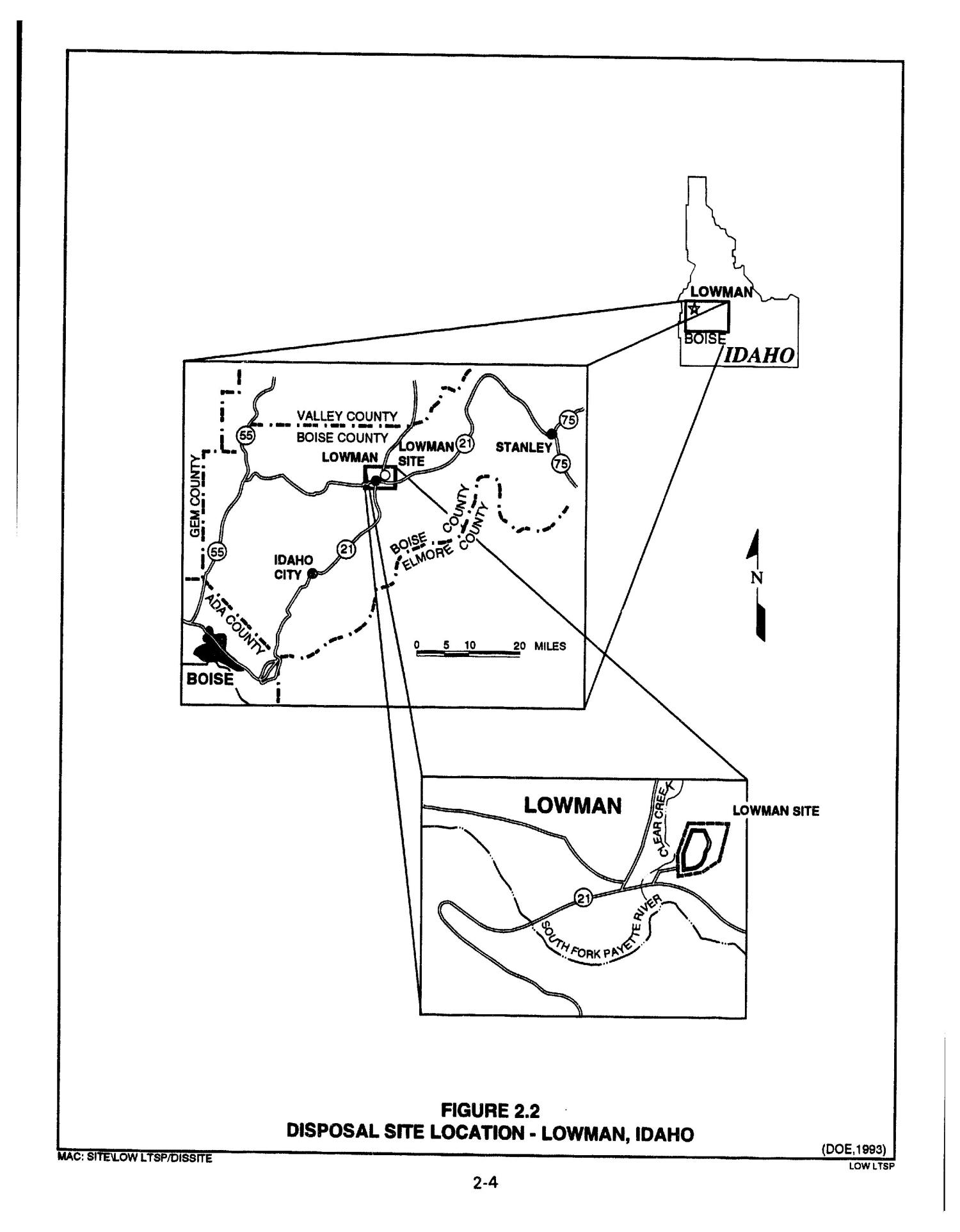 Long-Term Surveillance Plan for the Lowman, Idaho, Disposal Site. Revision 1
                                                
                                                    [Sequence #]: 16 of 124
                                                