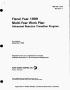 Report: Fiscal year 1999 multi-year work plan, advanced reactors transition p…