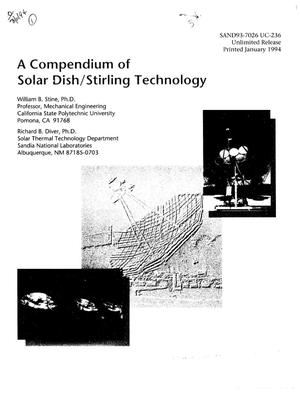 A compendium of solar dish/Stirling technology