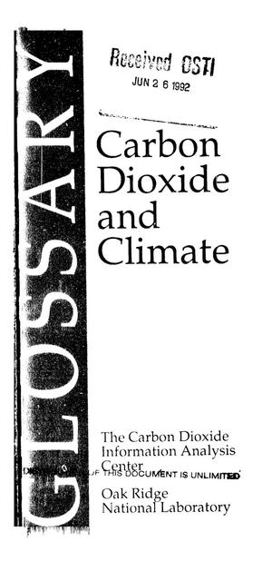 Glossary: Carbon dioxide and climate
