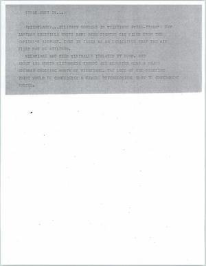 Primary view of object titled '[News Script: Laotian guerillas spotted]'.
