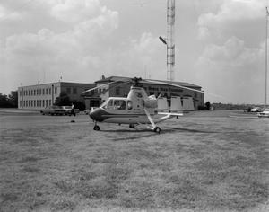 [Gyroplane at the WBAP building]