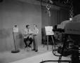 Thumbnail image of item number 1 in: '[Taping of Obid's furniture commercial in studio]'.