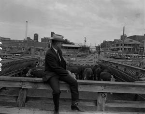 [Bob Walsh at the Fort Worth Stockyards]