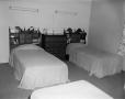 Photograph: [Angle view of beds at maternity home]