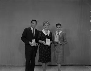 [Bobbie Wygant and others holding Calgon products]
