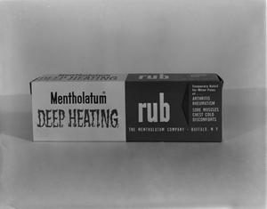 [Box of Mentholatum deep heating rub]