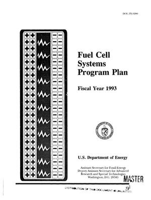 Fuel cell systems program plan, Fiscal year 1993