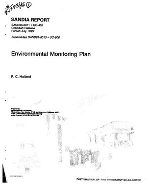 Environmental Monitoring Plan