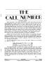 Thumbnail image of item number 1 in: 'The Call Number, Volume 5, Number 8, May 1944'.