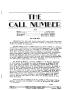 Journal/Magazine/Newsletter: The Call Number, Volume 5, Number 9, First Six Weeks, Summer 1944