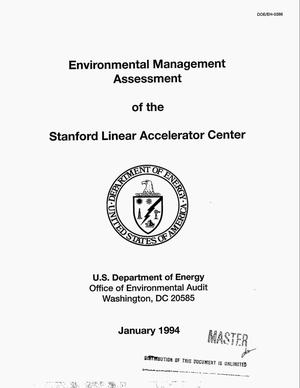 Environmental Management Assessment of the Stanford Linear Accelerator Center