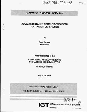 Advanced staged combustion system for power generation