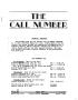 Journal/Magazine/Newsletter: The Call Number, Volume 18, Numbers 9 & 10, Summer 1957