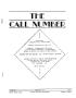 Thumbnail image of item number 1 in: 'The Call Number, Volume 20, Number 2, November 1958'.
