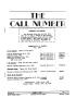 Primary view of The Call Number, Volume 22, Numbers 9-10, Summer 1961