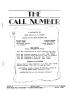 Primary view of The Call Number, Volume 24, Number 4, January 1963